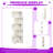 Unavela 5-Tier L-Shaped Corner Bookshelf With LED Lighting & Baffle-1212803343