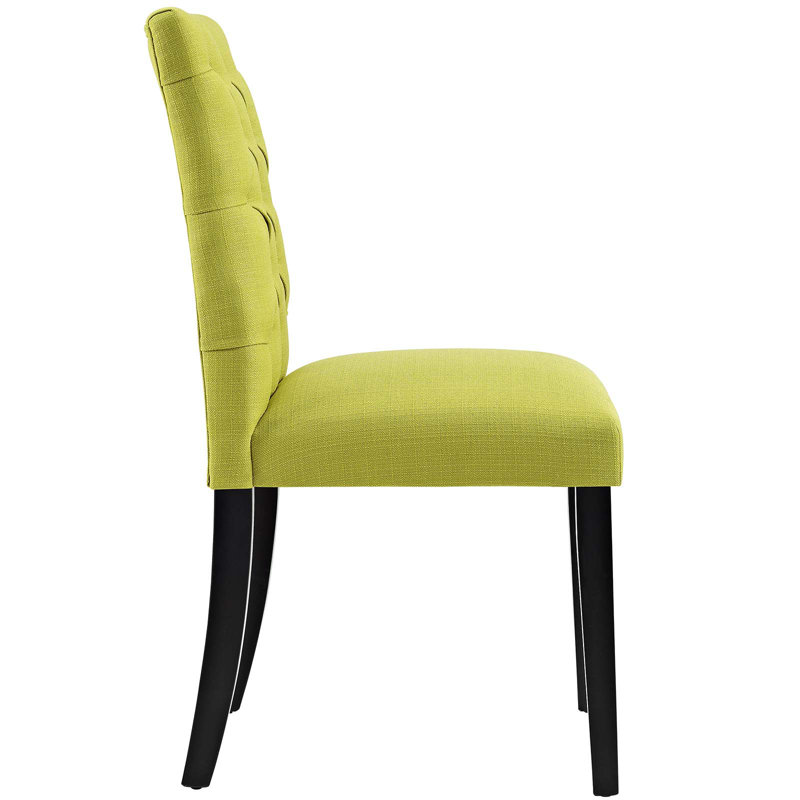 Modway Copper Grove Trilj Vinyl Dining Chair, Wheatgrass