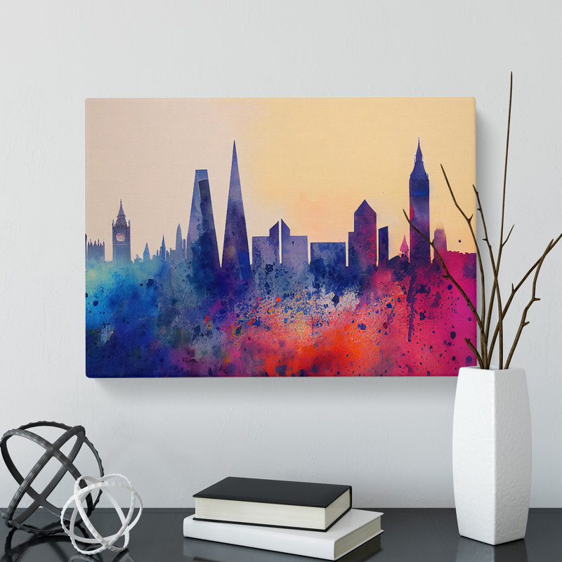 London Skyline Vol.6 - Wrapped Canvas, 35cm H x 50cm W x 3cm D