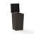 Wicker Manual Lift Outdoor Trash/Recycling Bins - 35 Gallons