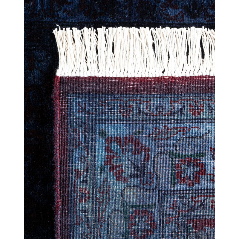 Tapis mauve noué à la main Weirsky - Weirsky - unique en son genre