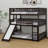 Triple Bed With Built-In Ladder,Slide And Guardrails-1929822896