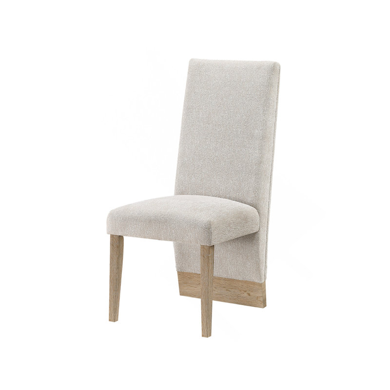Ensemble de 2 chaises de salle à manger STACEY, Naturel, Beige