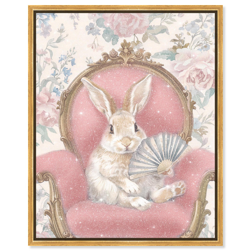 «An Aristobun Canvas» par Art Remedy, H 46 po x l 37 po x P 1,8 po, Cadre flottant doré
