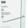 Ferrara 72-73" W x 74" H Sliding Frameless Shower Door with 3/8" Clear Glass