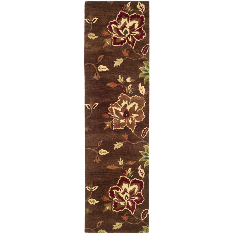 Arber Hand Tufted Wool Floral Rug, Runner 2'3" x 8'