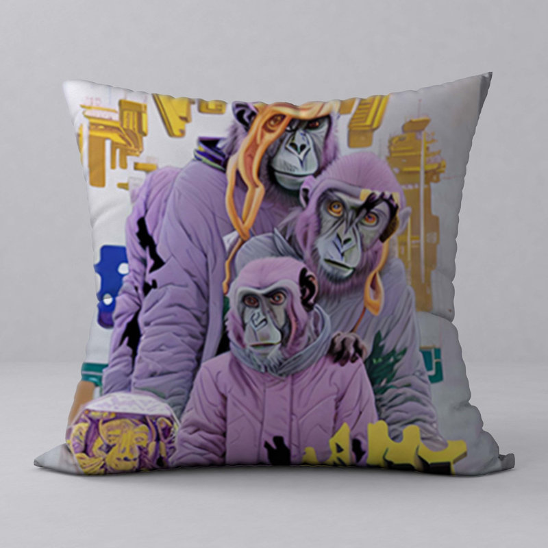 Reversible Throw Pillow