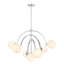 Lustre 7 lumières en nickel poli Marias-1239536858