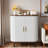 Fluted Wine Bar Cabinet With 8-grid Wine Rack, 5-level Adjustable Shelves, 2 Glass Holders, 4 Hidden Storage Space And Sliding Doors-1350447482