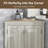 31.5"H Triangle Bathroom Storage Cabinet with Adjustable Shelves-1727416200