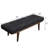 Grey And Oak Tufted Bench