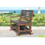 Banc coulissant en bois massif Borrero