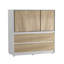 Solid Wood Rectangle Accent Cabinet-1143872126
