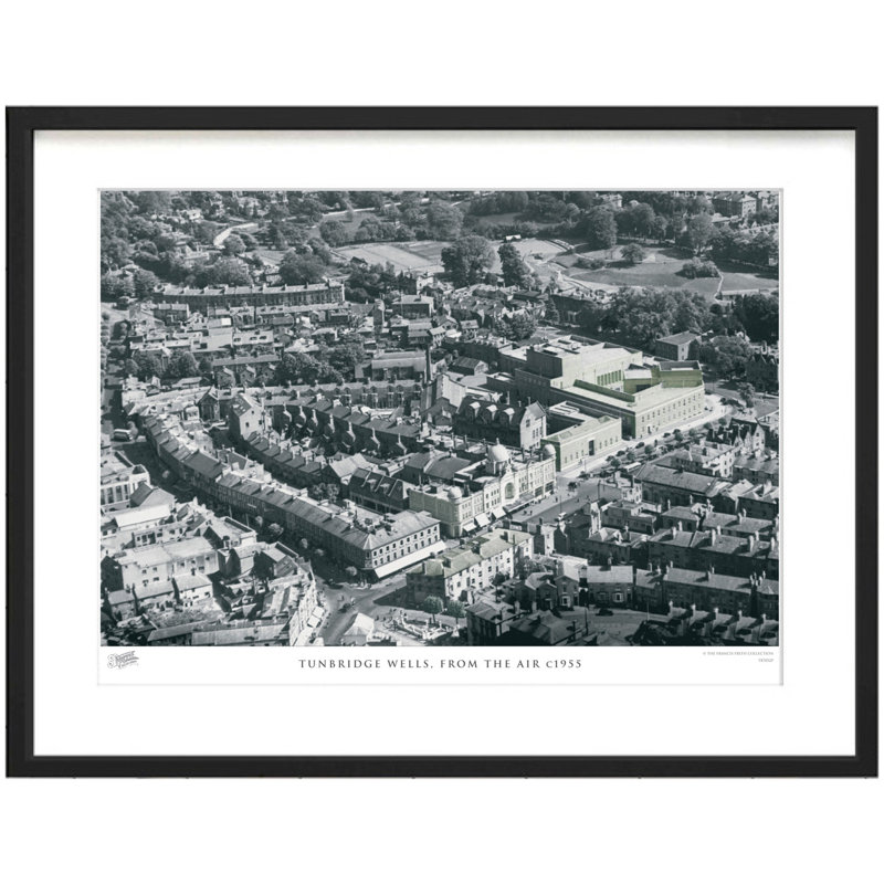 Tunbridge Wells, From The Air C1955 by Francis Frith - Single Picture Frame Print, 60cm H x 80cm W x 2.3cm D