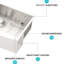 Évier de cuisine à tablier frontal en acier inoxydable de calibre 18 de 36 pouces avec insonorisation - Revêtement de condensation, Drainage en X pour un écoulement rapide de l'eau, Support à enroulement, Grille de rinçage, Installation