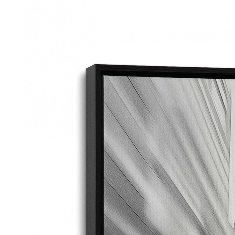 Impression sur toile London Pulse, Cadre flottant noir satiné, H 12,75 po x l 8,75 po x P 1,75 po