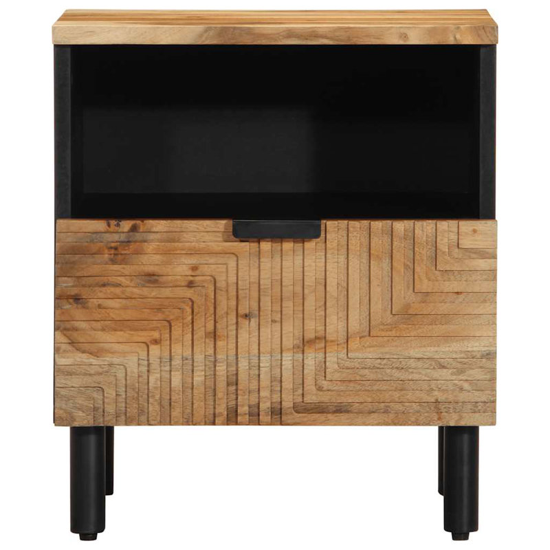 40cm W Metal Bedside Table