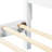 King Size Bed Frame in White - Solid Pine Wood & MDF, No Box Spring Needed, Modern Wooden Bed with Headboard and Footboard-829994636