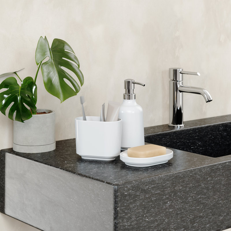 Distributeur de savon Step, Blanc