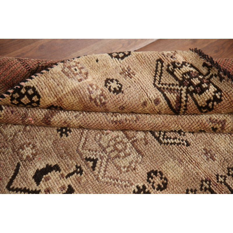 Tapis traditionnel rétro en laine 4 x 6