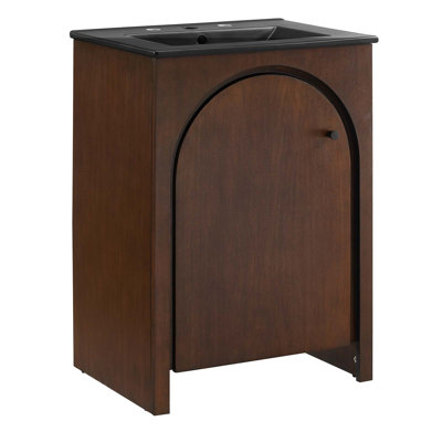 Meuble-lavabo simple avec plateau en céramique Modway Appia
