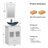 Romford 24 " W Freestanding Standard 1 Single Vanity Bathroom Vanity With Top with Mirror-1779715576