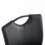 Ensemble de 2 chaises noires en polyuréthane