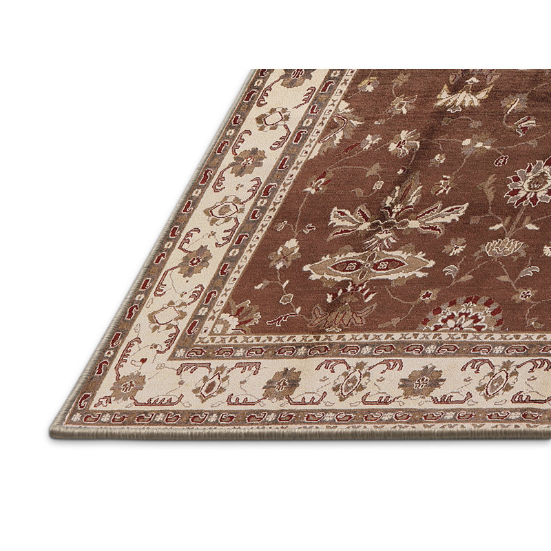 Tapis beige / brun Edmonton Edmonton, Rectangle 2 pi x 4 pi