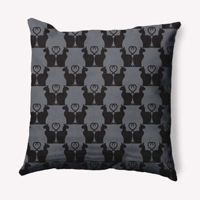 Witches Brew Outdoor Reversible Throw Pillow