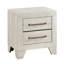 Table de chevet 2 tiroirs Jun