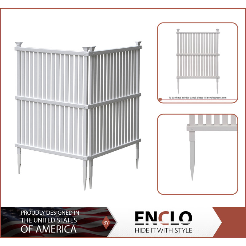 Wilmington Vinyl Privacy Screen Kit