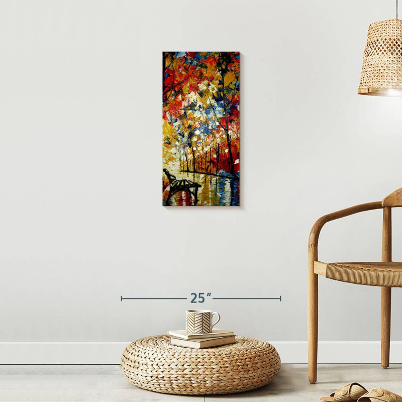 Impression sur toile «Expressionist», H 24 po x l 12 po x P 1,25 po