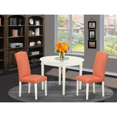 Debrah 2 - Person Solid Wood Solid Wood Top Four Leg Dining Set