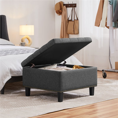Banc de rangement rembourré Riella