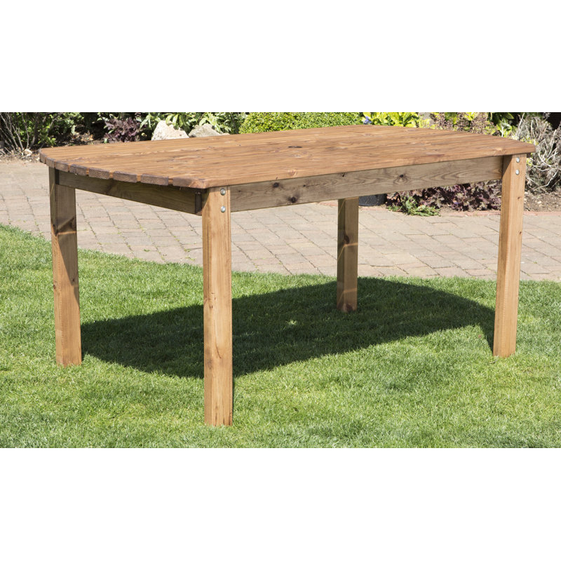 Rectangular Outdoor Dining Table With Umbrella Hole , 180cm cm W 95cm cm D