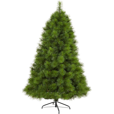  Green Scotch Pine Artificial Christmas Tree LED Lights Traditional