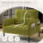 Corduroy Fabric, Comfortable Monochrome Single Person Wide Seat Chair, Suitable For Living Rooms And Bedrooms-304733813