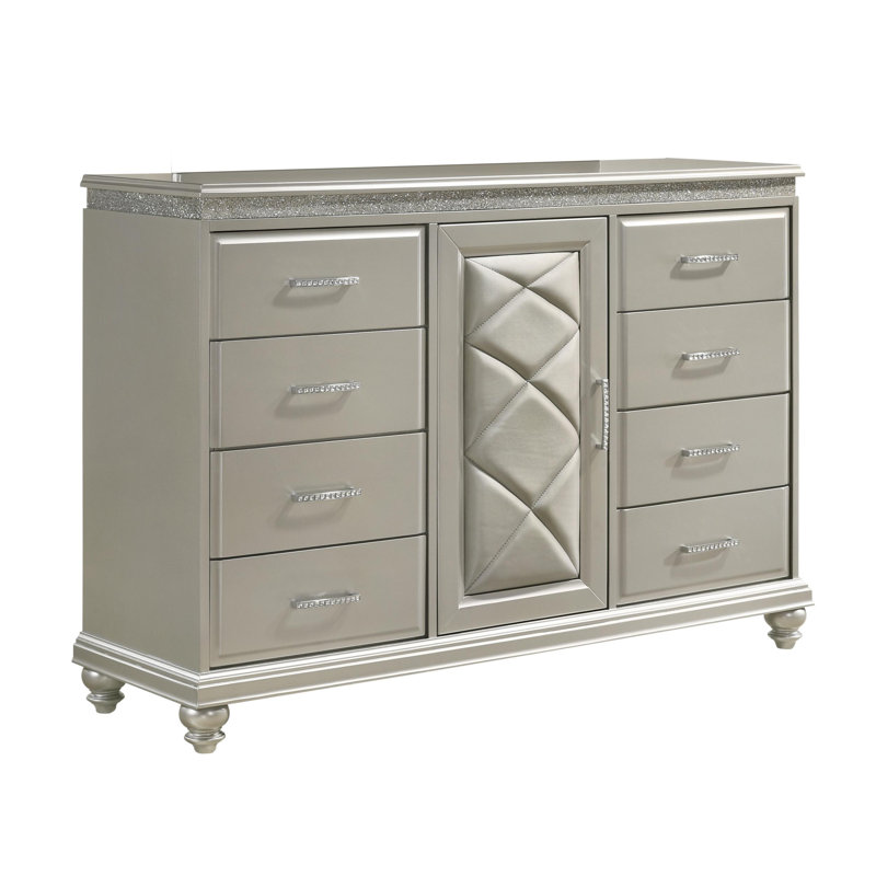 Commode combinée 8 tiroirs Laketon