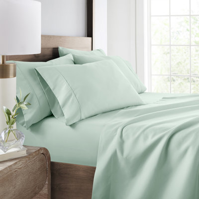 Ensemble de draps pour lit en microfibre brossée de 6 pièces Simply Soft