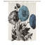 Rideau de douche simple fleur