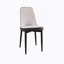 Table de salle à manger extensible rectangulaire avec 4 chaises rembourrées en tissu polyuréthane, convenant aux dîners de famille et aux fêtes pour 4 à 6 personnes