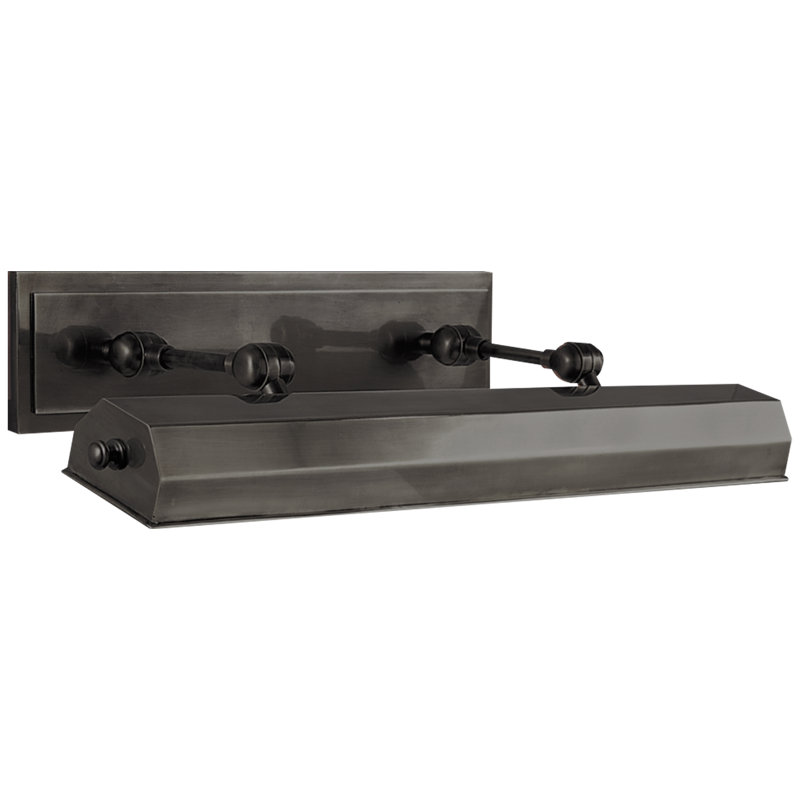 Chapman & Myers Dorchester Picture Light, 4.5" H x 24" W x 9.5" D, Bronze