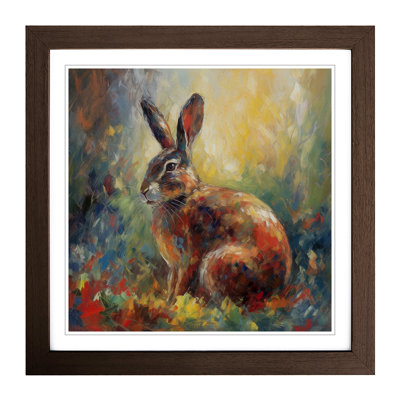 Hare Post-Impressionism - Framed Print