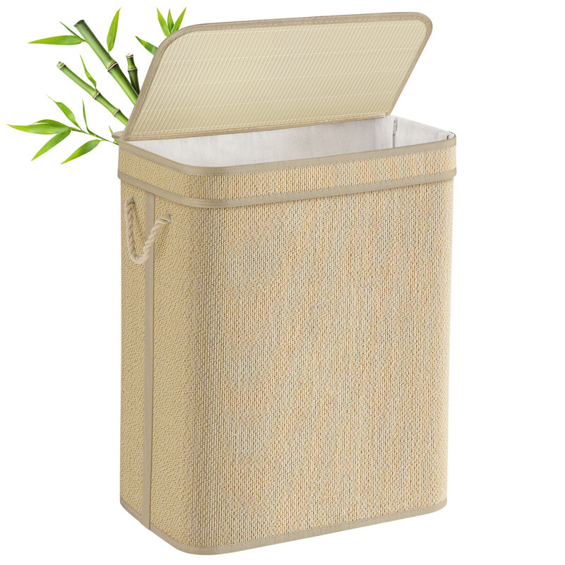 Laundry Hamper with Handles, 61cm H x 49cm W x 33cm D