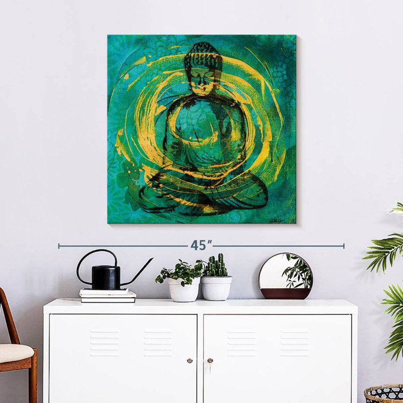 Javetta Centered Buddha, 30" H x 30" W