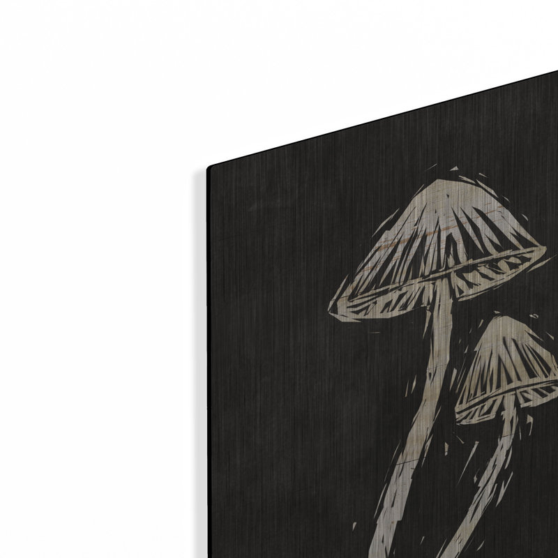 «Mystical Halloween Mushroom 2» par Mary Urban, art mural en métal, H 24 po x l 16 po