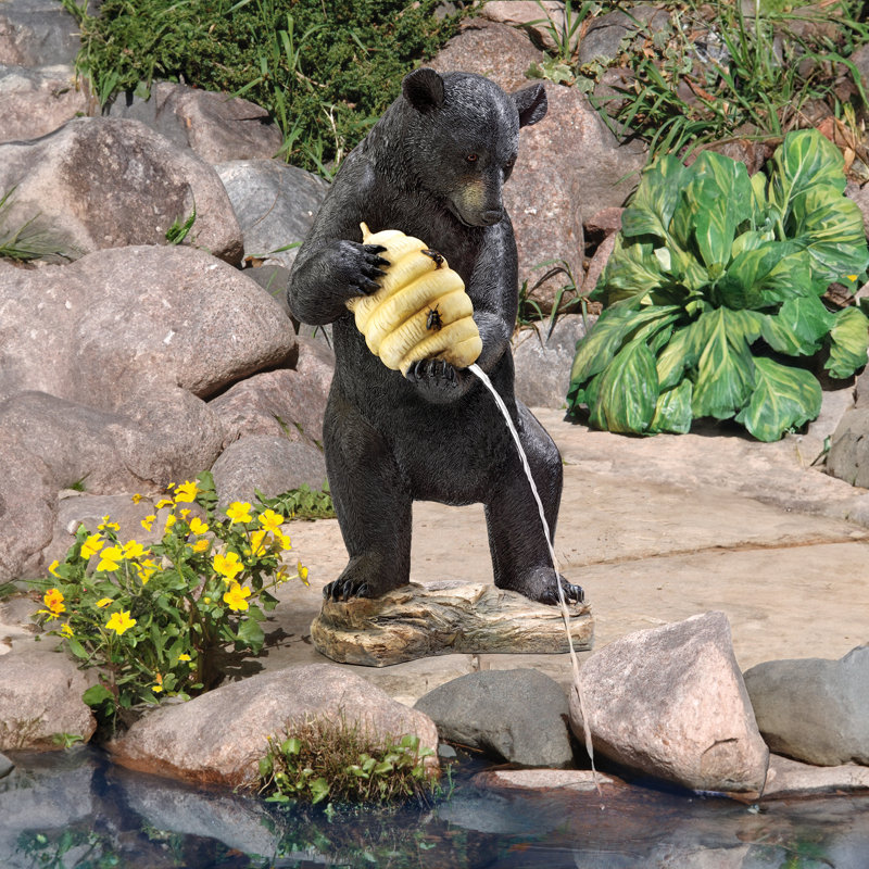 Handcrafted Outdoor Weather Resistant Sculptural Fountain