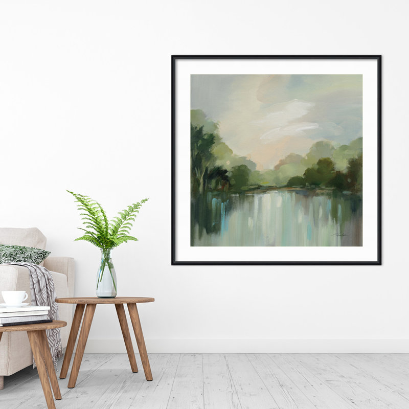 «Cool Spring Day» par Silvia Vassileva - impression encadrée, H 41 po x l 41 po, Noir