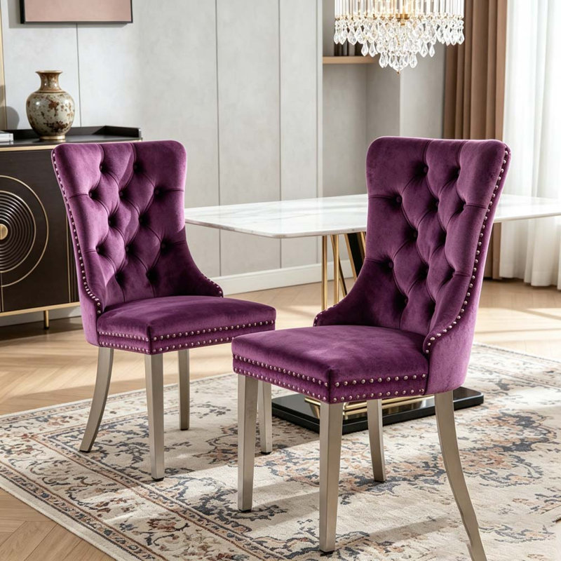 Chaise de salle à manger, Olive Green