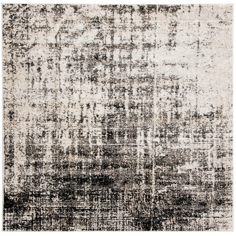 Tapis noir Riebe